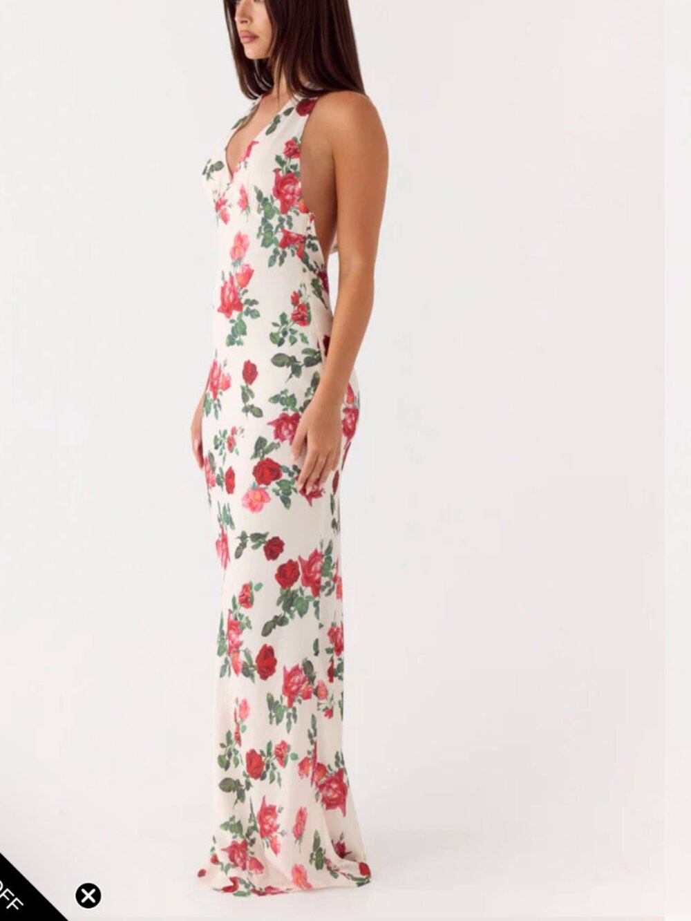Maryk Maxi Dress - Ivory Bloom - Picture 2 of 4